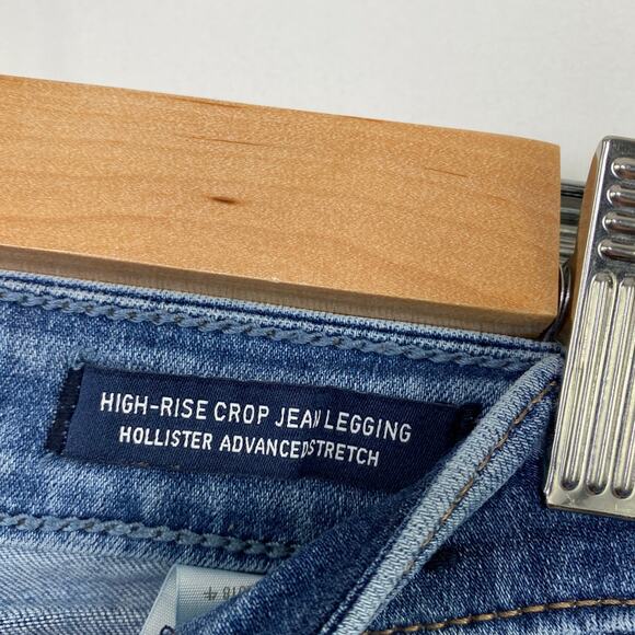 Hollister High-Rise Crop Jean Leggings Jeggings Women's Size 0 Short 0S 24 x 24 - Picture 7 of 9